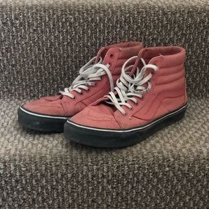 Vans pink high tops 💞💞